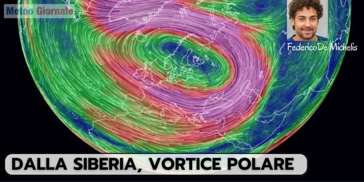 Meteo: Stratosfera, vento inverte rotta e spinge aria dai cieli della Siberia