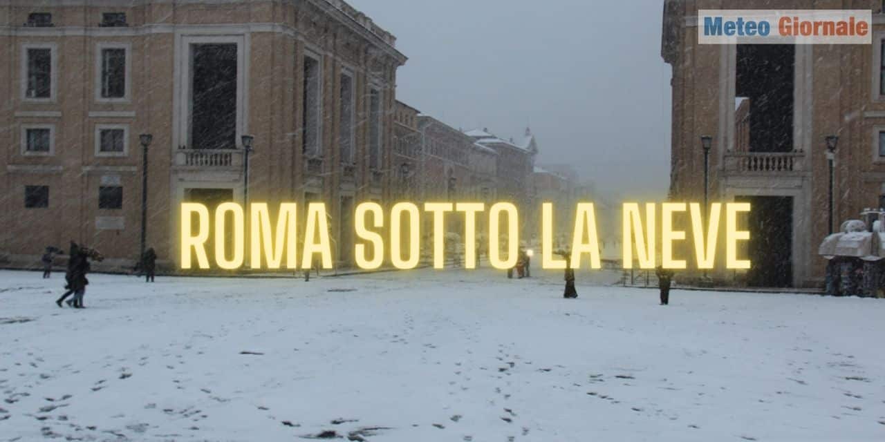 meteo grande gelo 1956 roma sotto la neve 512