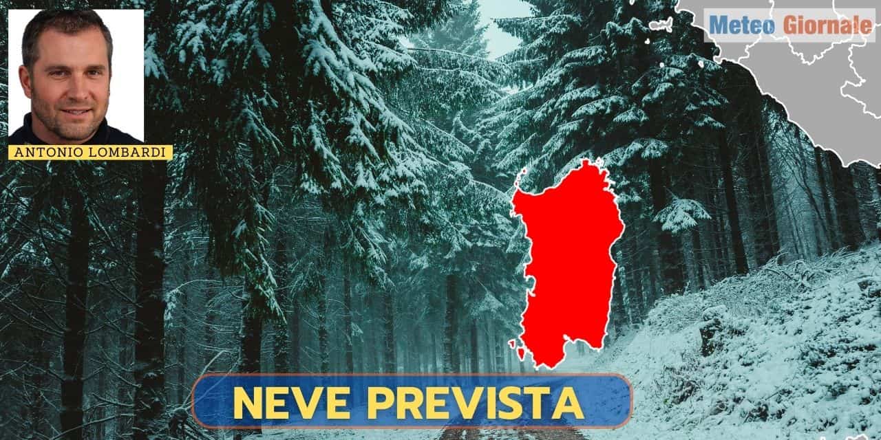 Meteo Sardegna, attesa la neve a bassa quota