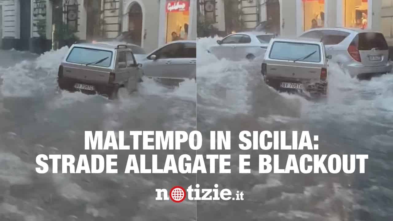 Meteo Sicilia: ecco il maltempo estremo. Sembra uragano