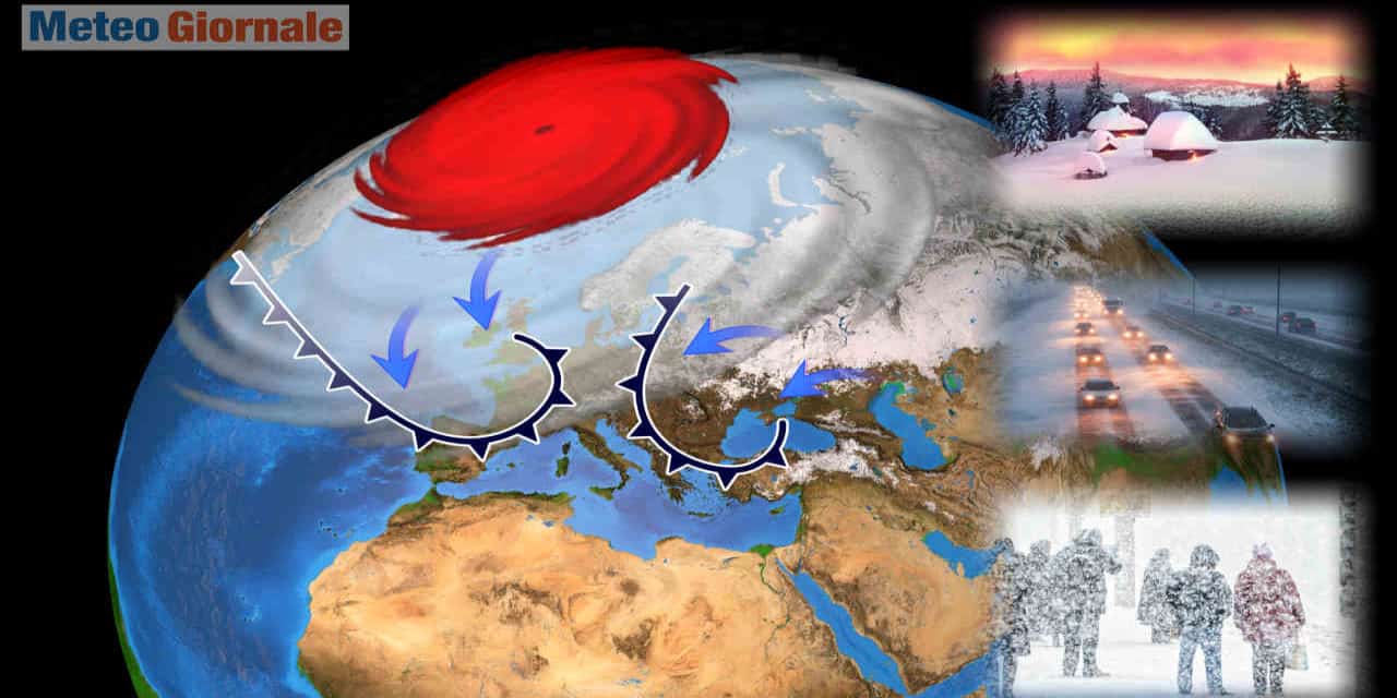 Vortice Polare atteso in indebolimento in stratosfera, si potrebbe scatenare un putiferio
