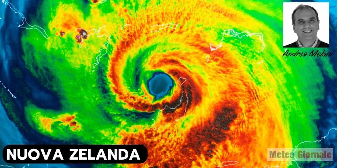 meteogiornale andrea meloni uragani nuova zelanda ricerca