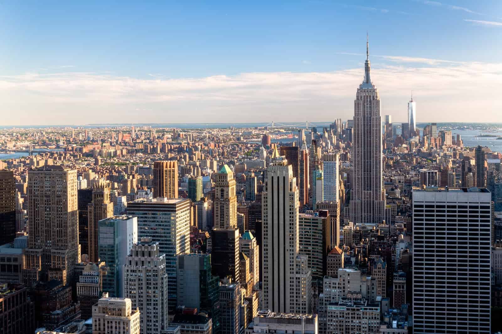 vista dal Top of the Rock Observation
