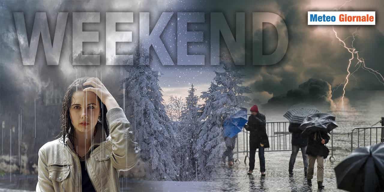 Meteo Weekend, si preannuncia un forte Peggioramento