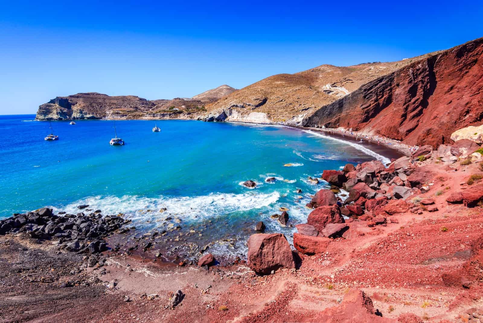 Red Beach santorini grecia
