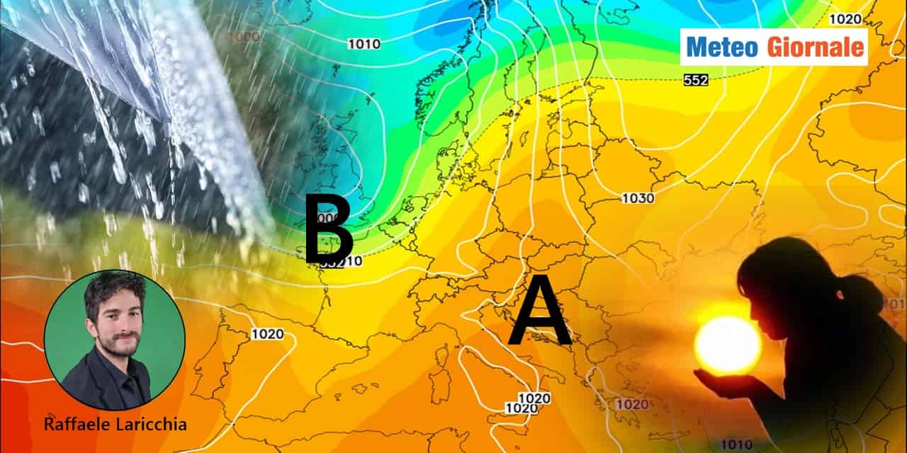 Meteo: lotta tra piogge e alta pressione nel week-end!
