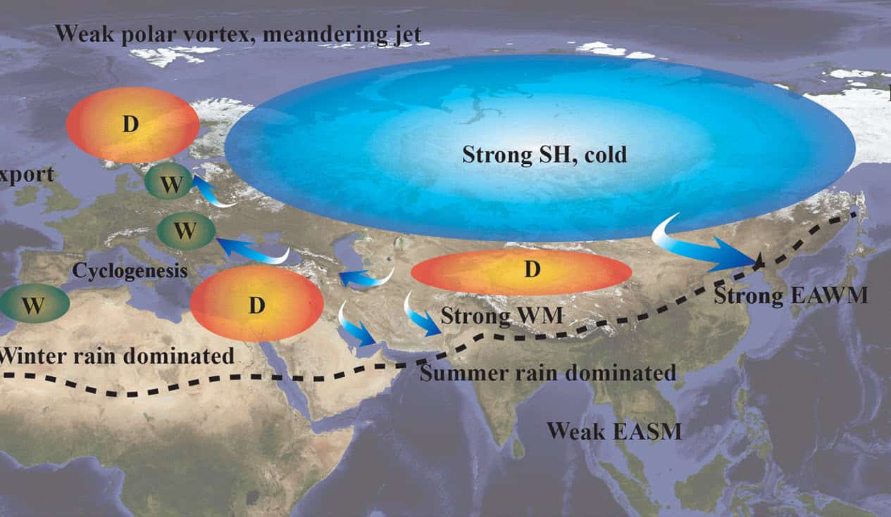 Meteo: il gelido Anticiclone della Siberia influenza e regola il tempo dell’Emisfero. Foto e mappe