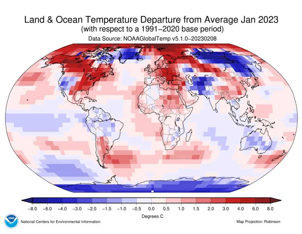 Meteo e clima: il 2023 parte col botto, in Europa gennaio più caldo di sempre