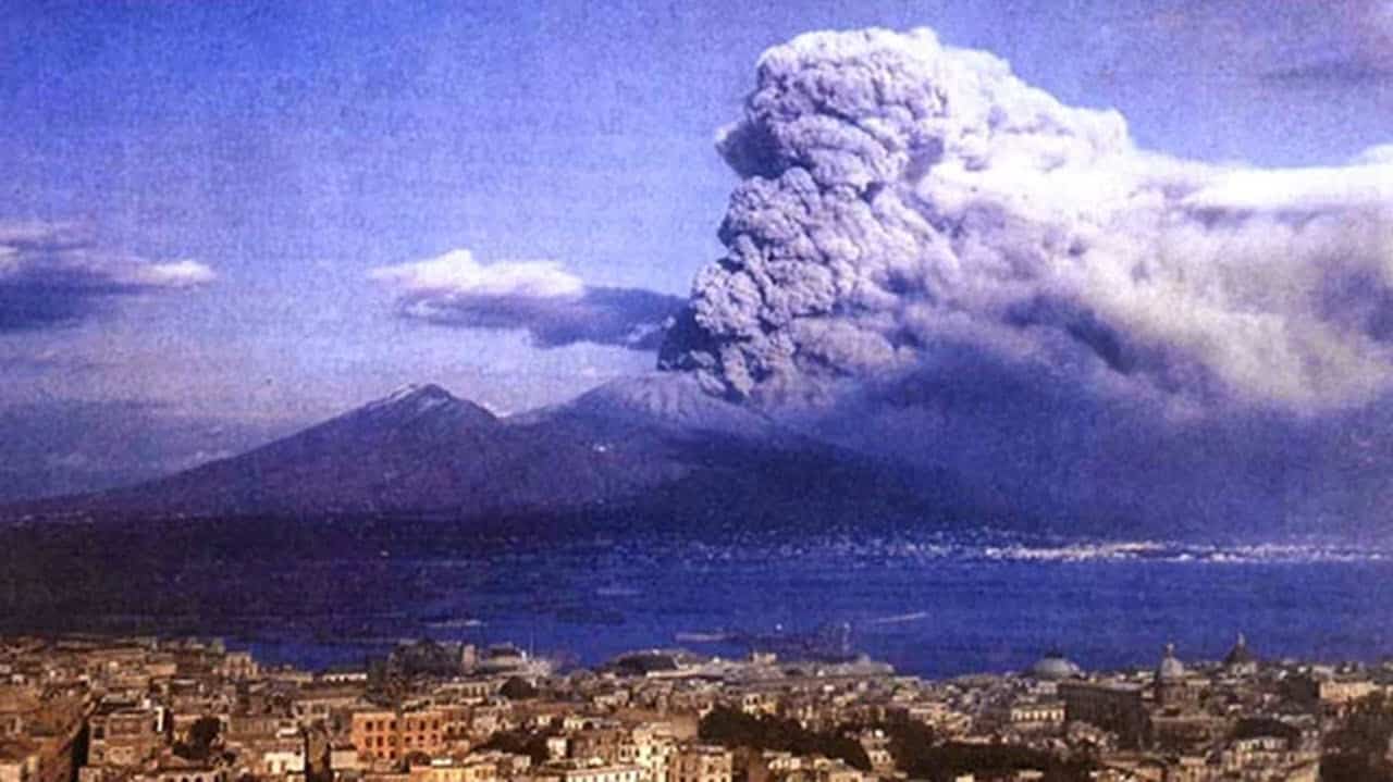 Vesuvio, 18 Marzo 1944. Potente e distruttiva eruzione vulcanica