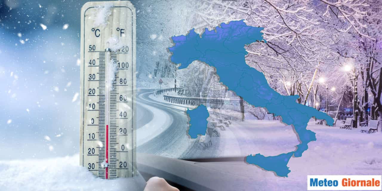 In arrivo neve a quote basse