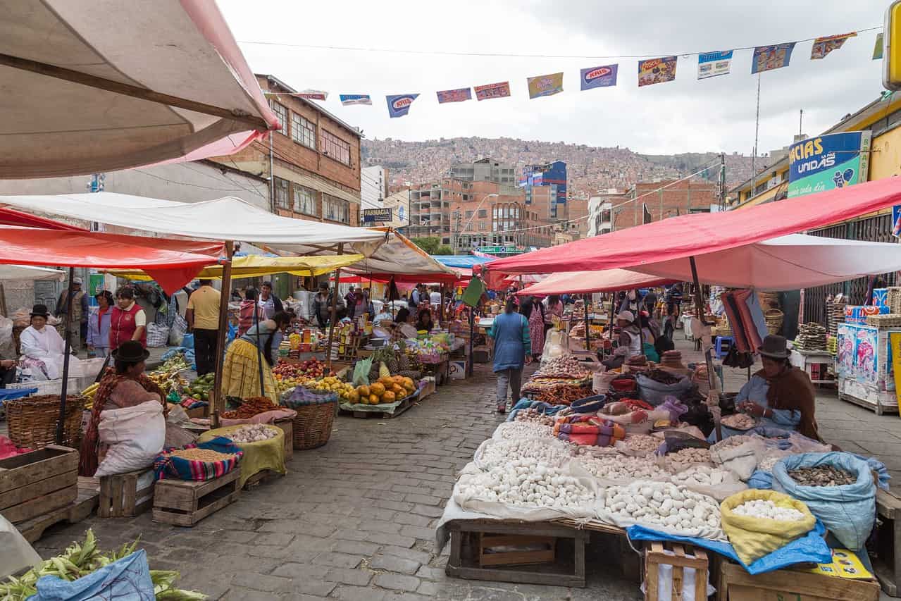 mercato La Paz bolivia