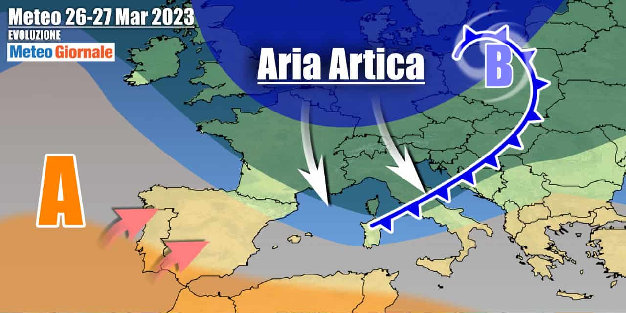 Meteo Italia: verso capovolgimento con maltempo, freddo, neve. I dettagli
