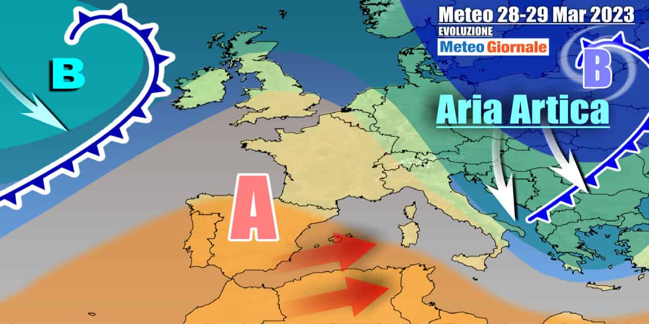 Meteo Italia: imminente colpo di coda dell’Inverno, poi clamorose novità