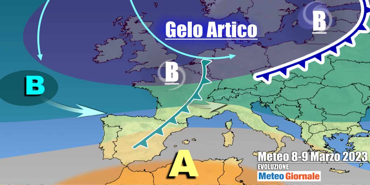 Italia lambita da perturbazioni in settimana, ma comparirà anche l'anticiclone