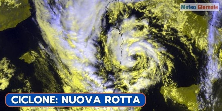 Meteo: il ciclone nel Tirreno trottola vivace, cambierà rotta. Novità, rischio nubifragi e neve