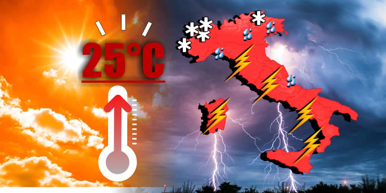 Meteo, “Tropicalizzazione di Marzo” con repentine intrusioni di Aria Fredda