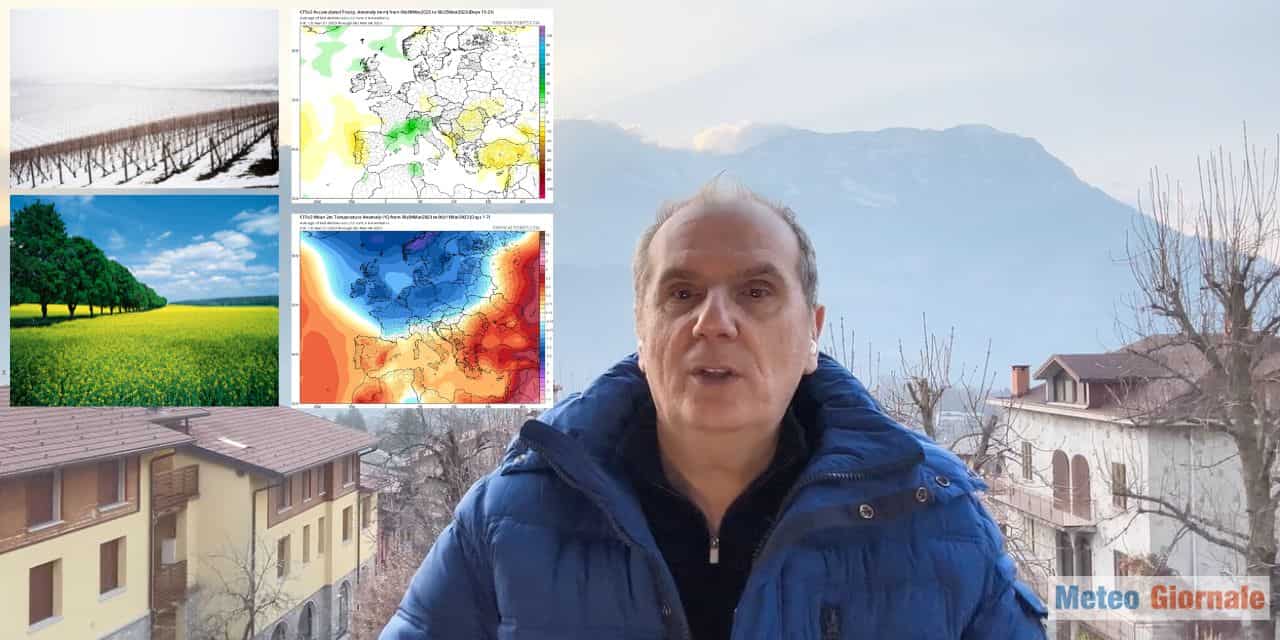 Meteo mutevole, novità a catena. Primavera? Macché