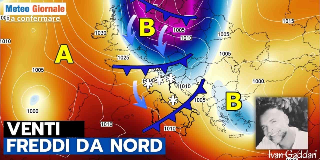 meteo giornale 15 giorni venti freddi da nord 562