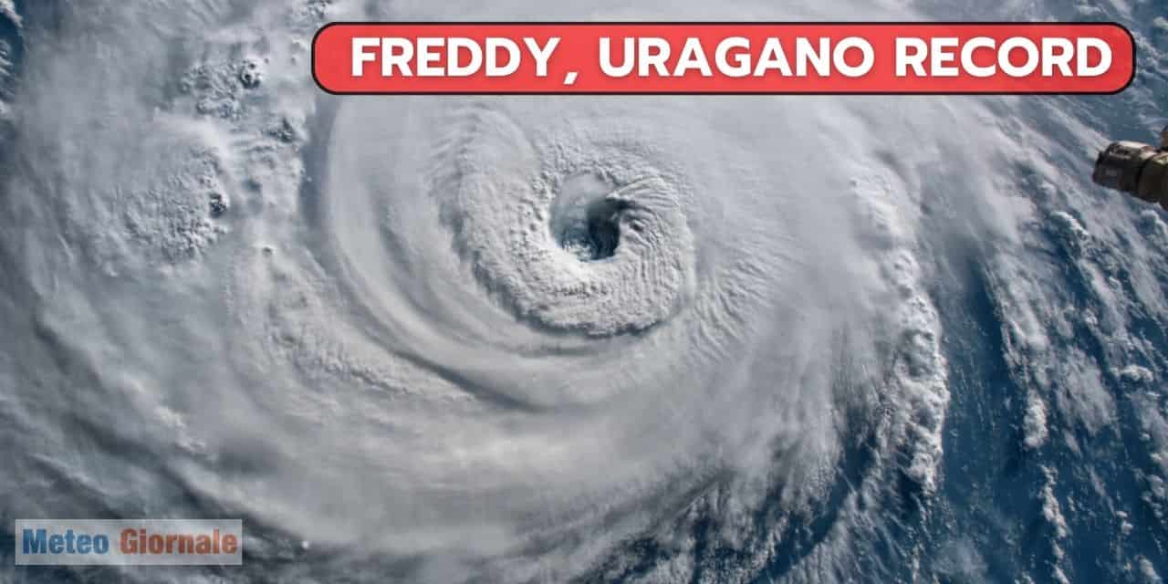 Meteo: il Ciclone Freddy, il più duraturo della storia