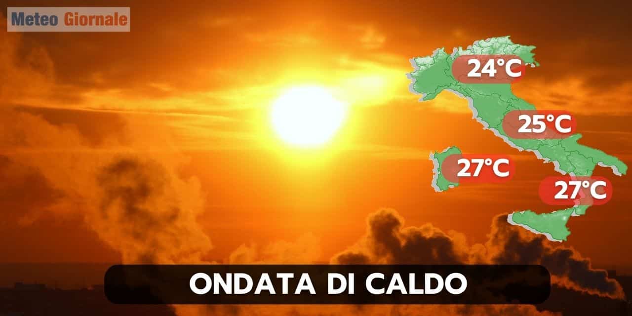 meteo giornale ondata di caldo anomalo 5166565