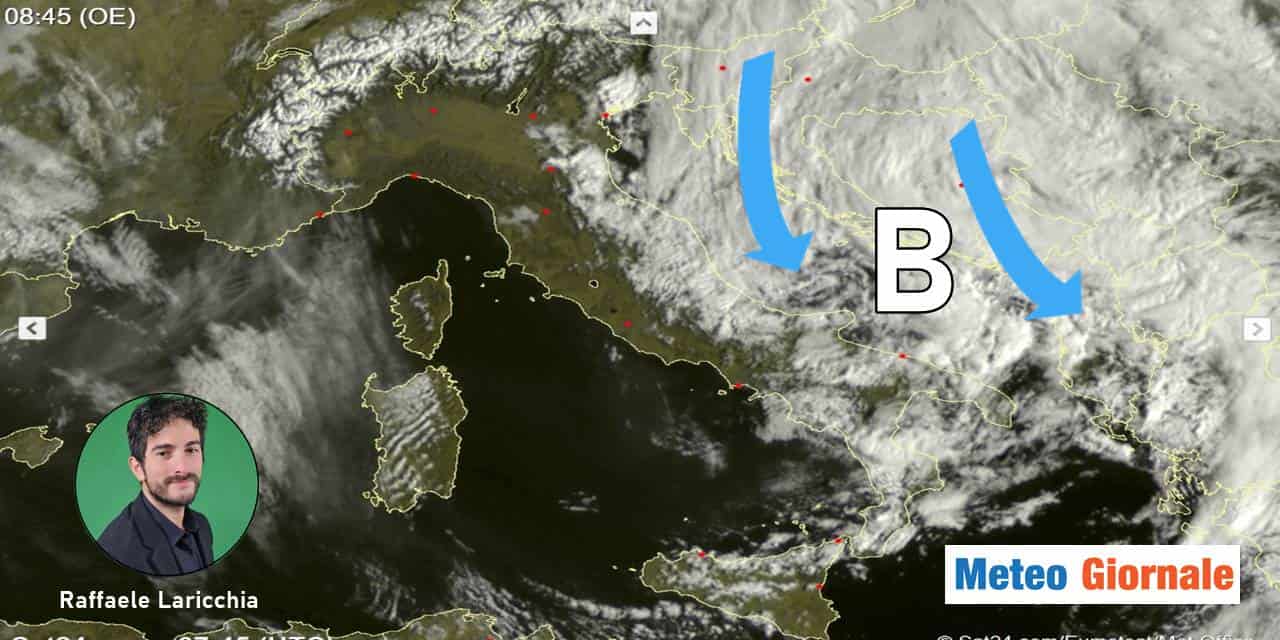 Meteo: ciclone in azione, ed ecco anche il FREDDO