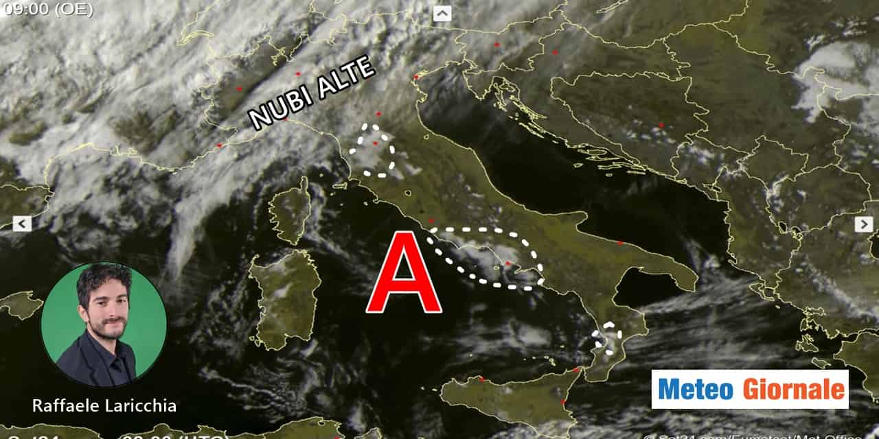 Meteo, l’alta pressione risponde “presente”