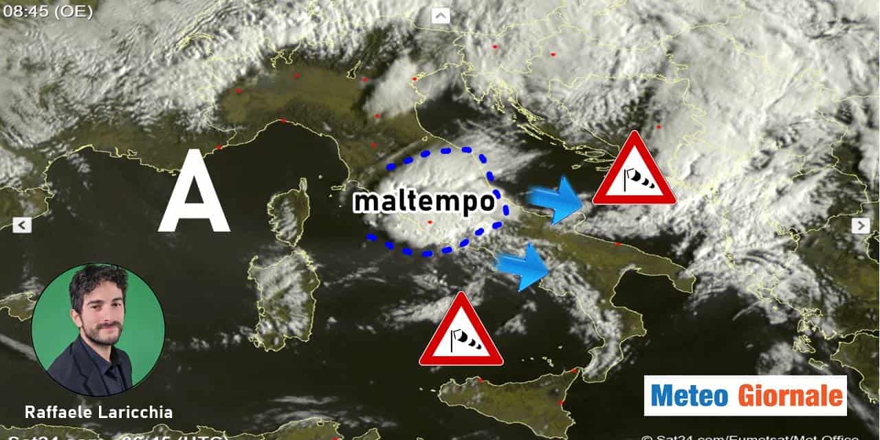 Meteo: un lunedì variabile. Altre piogge, temporali e venti forti!