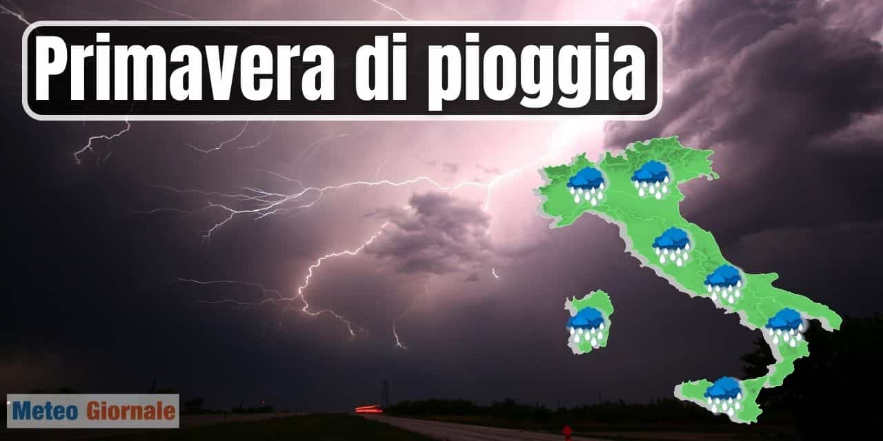 Stop siccità in Primavera. Evoluzione meteo tipica