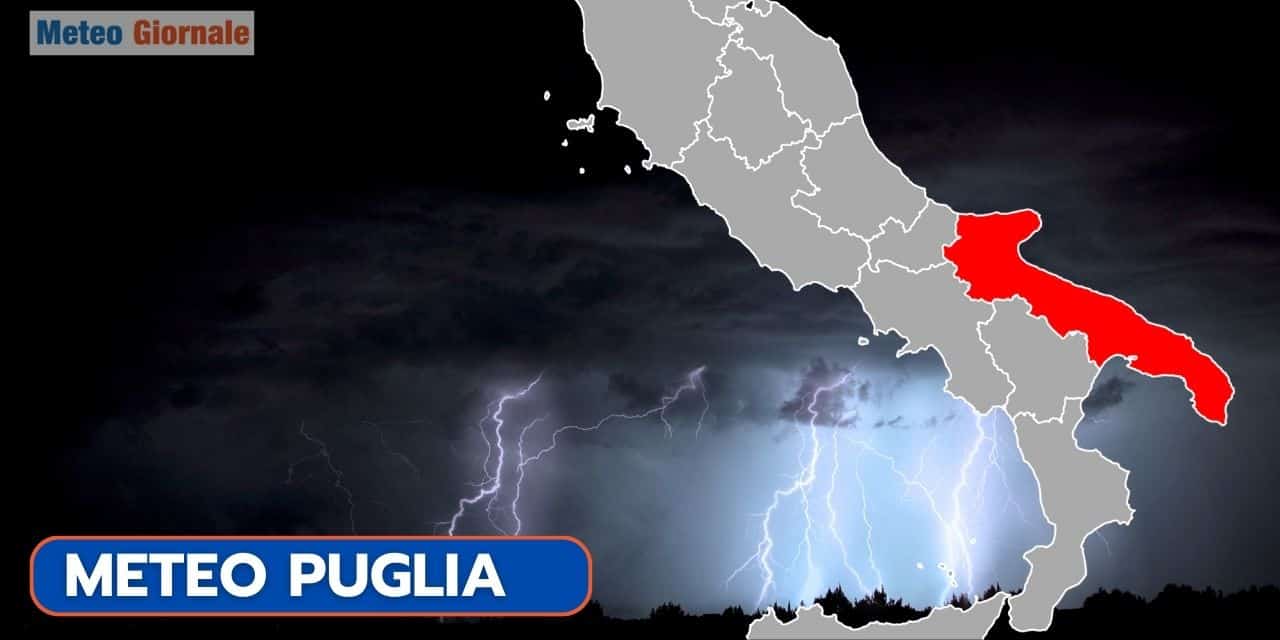 Meteo Puglia, maltempo la fine inverno