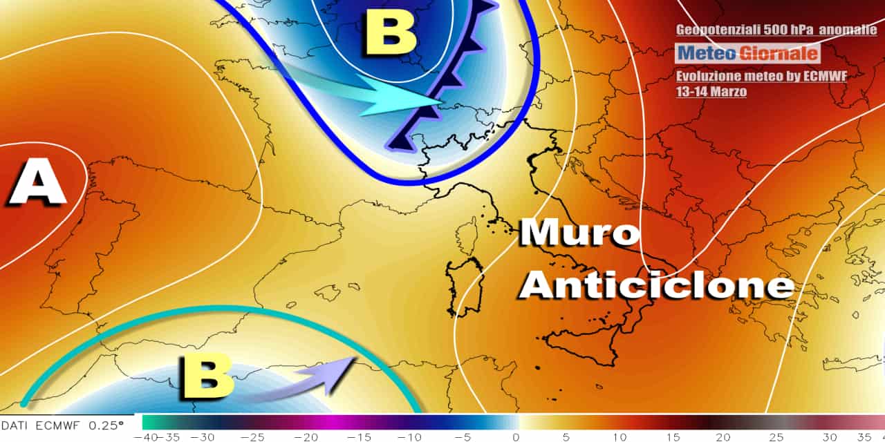Ancora incerta l'evoluzione per il weekend