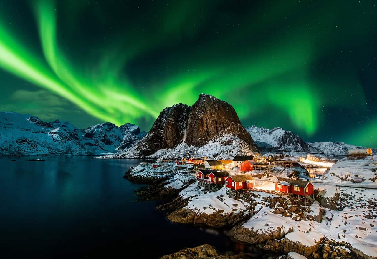 norvegia aurora boreale