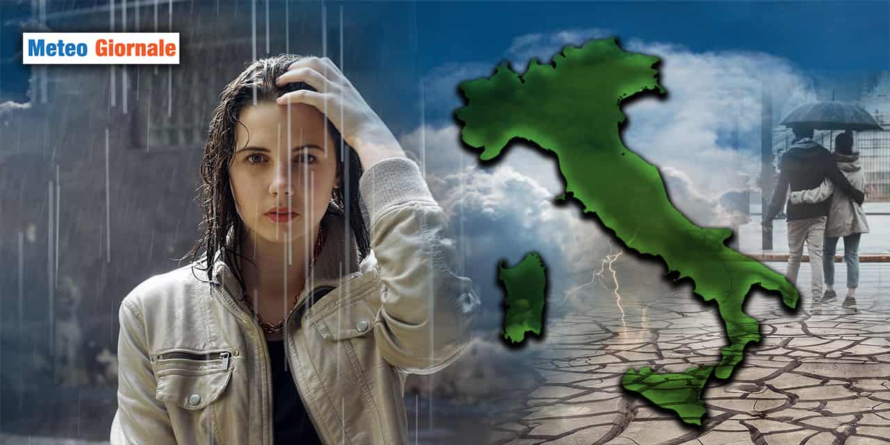 Meteo: Pioggia, le regioni a rischio fino al Weekend