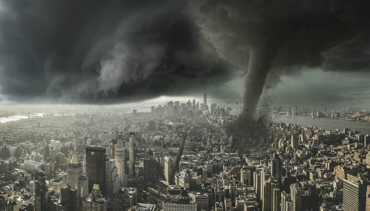METEO: tornado a Los Angeles, tempesta di polvere a Pechino