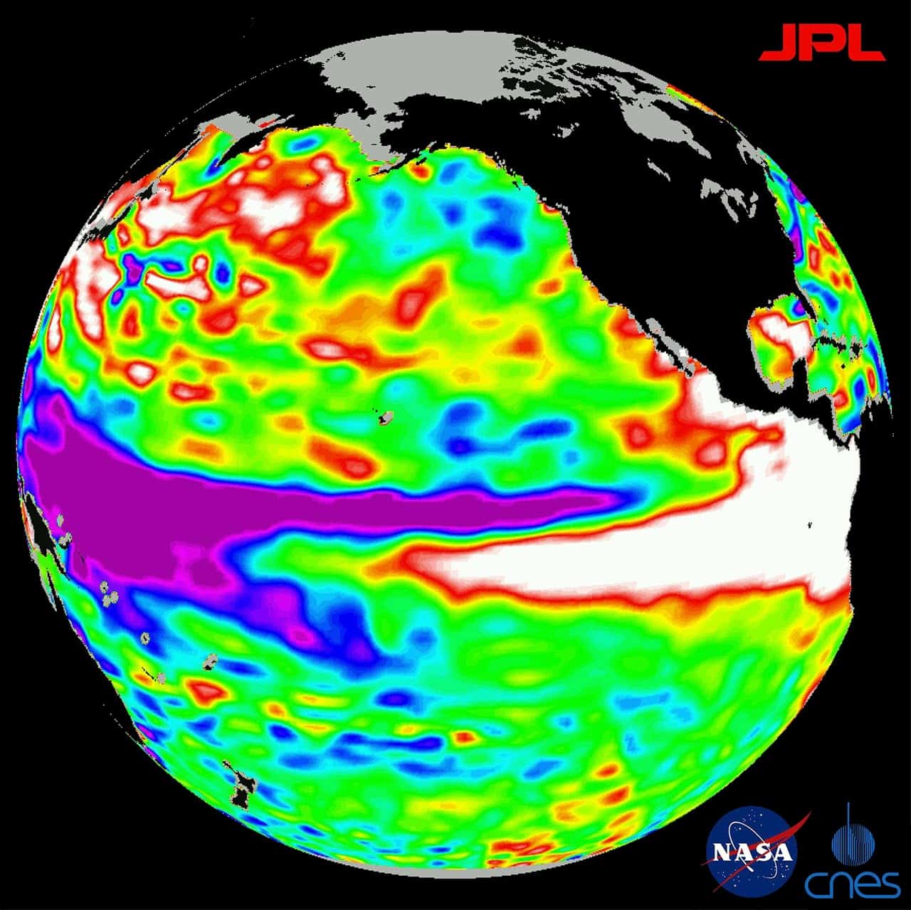 1997 El Nino TOPEX