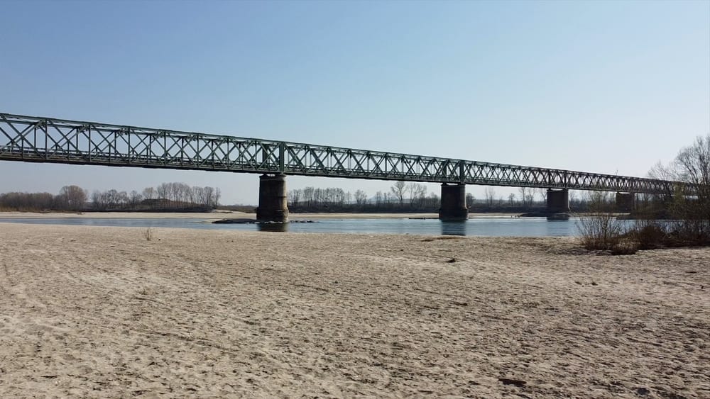 fiume po siccita