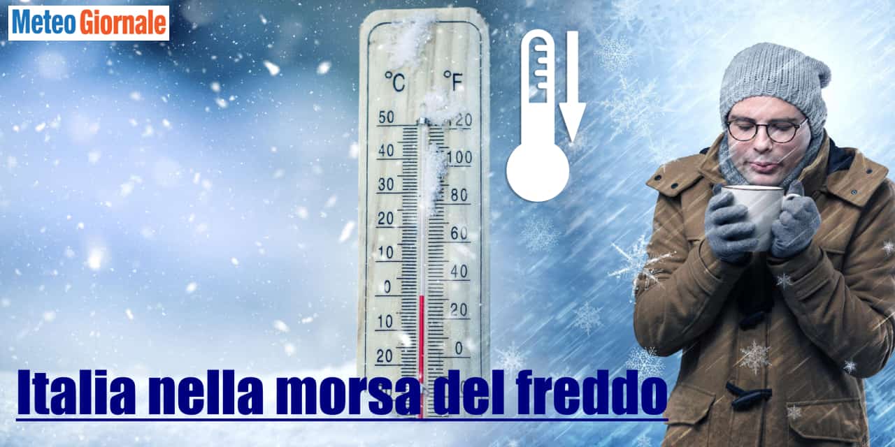 Meteo: imminente crollo termico, arrivano le gelate. Freddo sino a quando?