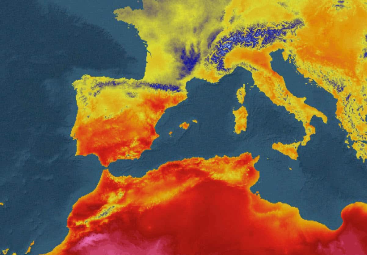 Meteo comincia il grande caldo sulla Penisola Iberica, gelo in Germania