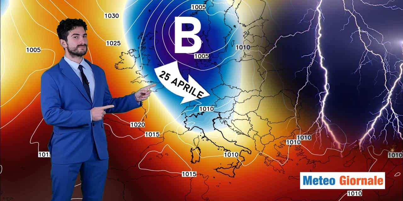 meteo 25 aprile maltempo festa liberazione