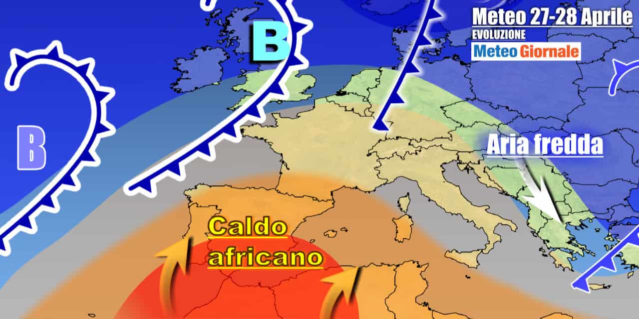 Meteo Italia: torna l’anticiclone col caldo, ma dal 1° Maggio cambia tutto