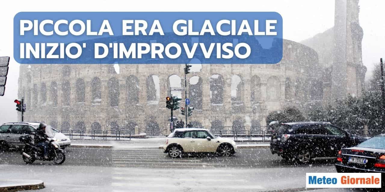 Piccola Era Glaciale iniziò improvvisa. Tempi di ritorno. Nuova scoperta dell’Università del Massachusetts