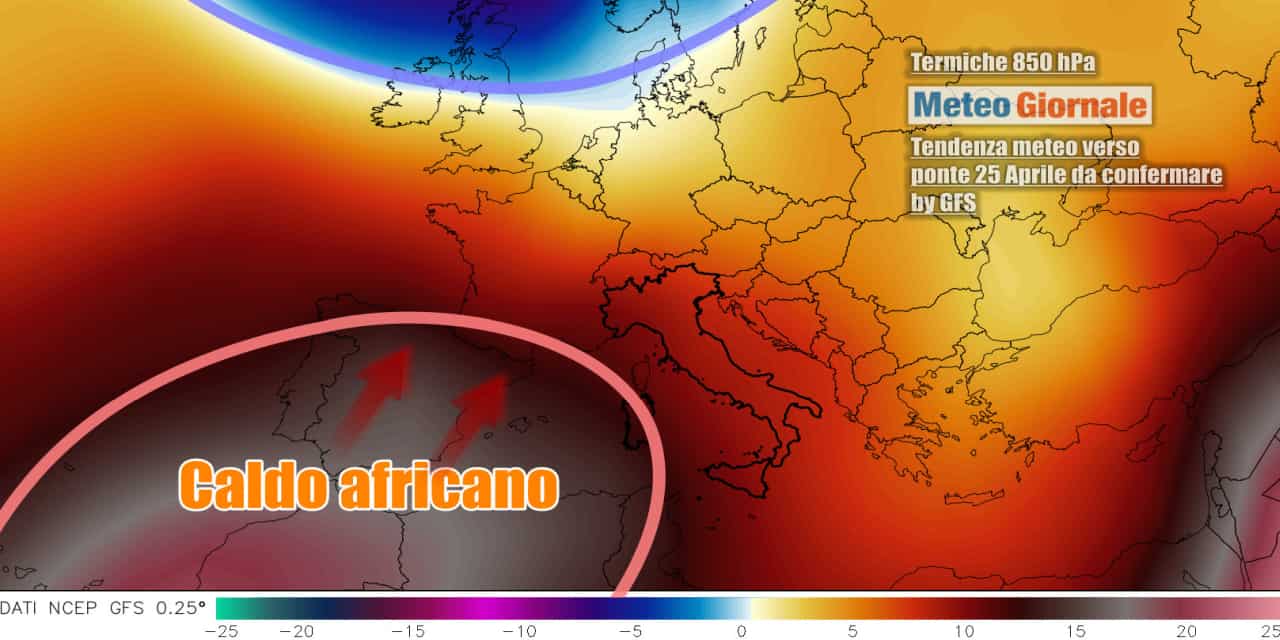 L'anticiclone africano torna come uno spauracchio