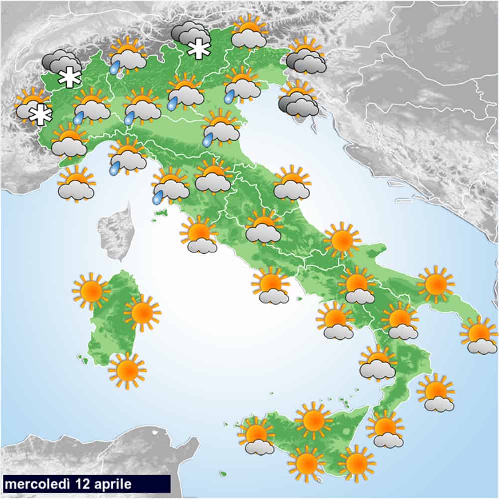 meteo oggi 12 04 2023