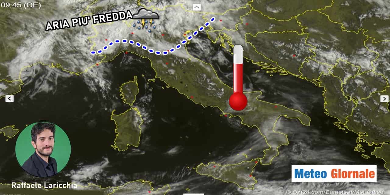 Meteo: tuoni e rovesci insistono, ma…