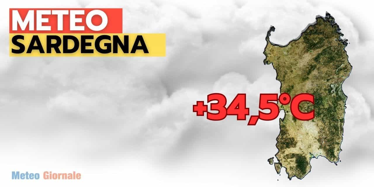 meteo sardegna caldo record