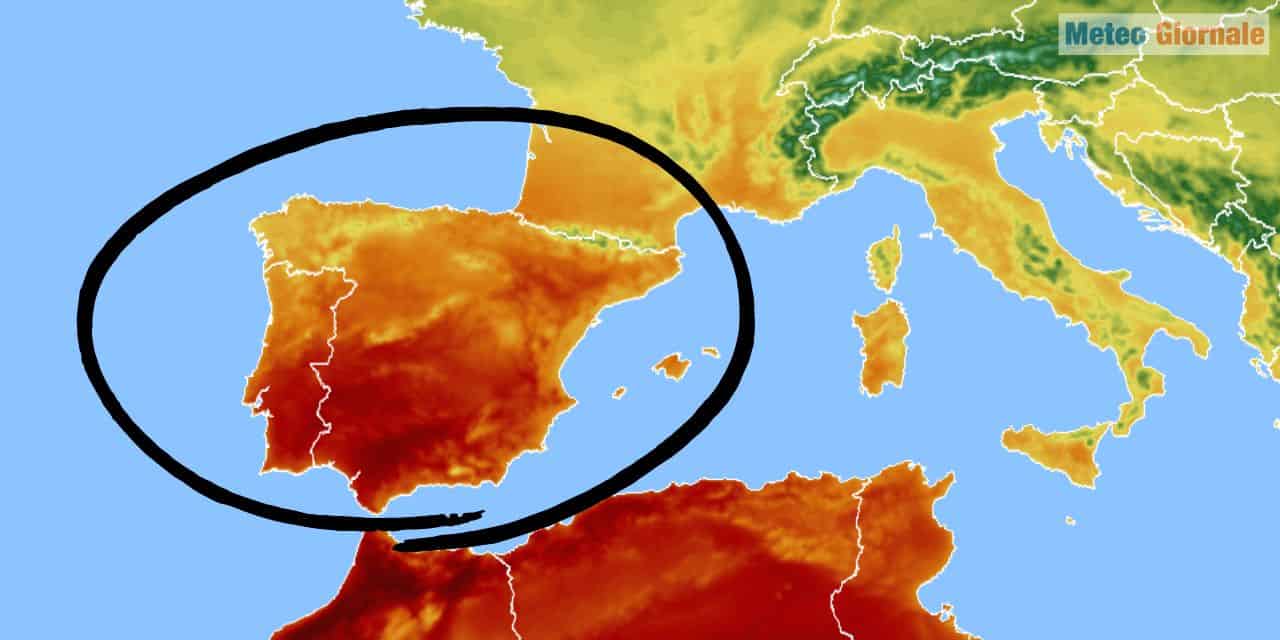 Meteo Spagna, caldo da record in arrivo: si sfioreranno i 40 gradi