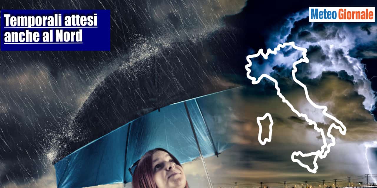 Temporali protagonisti per buona parte della settimana