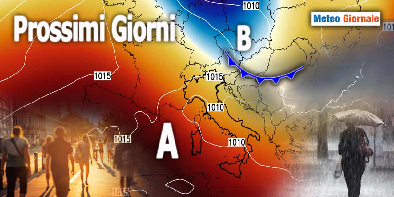Meteo: Prossimi giorni, torna l’alta pressione, prima però…