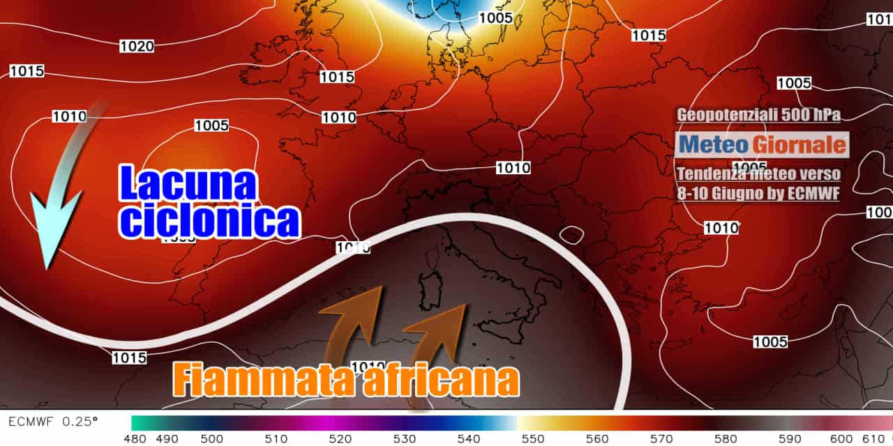 Vampata africana in arrivo a Giugno