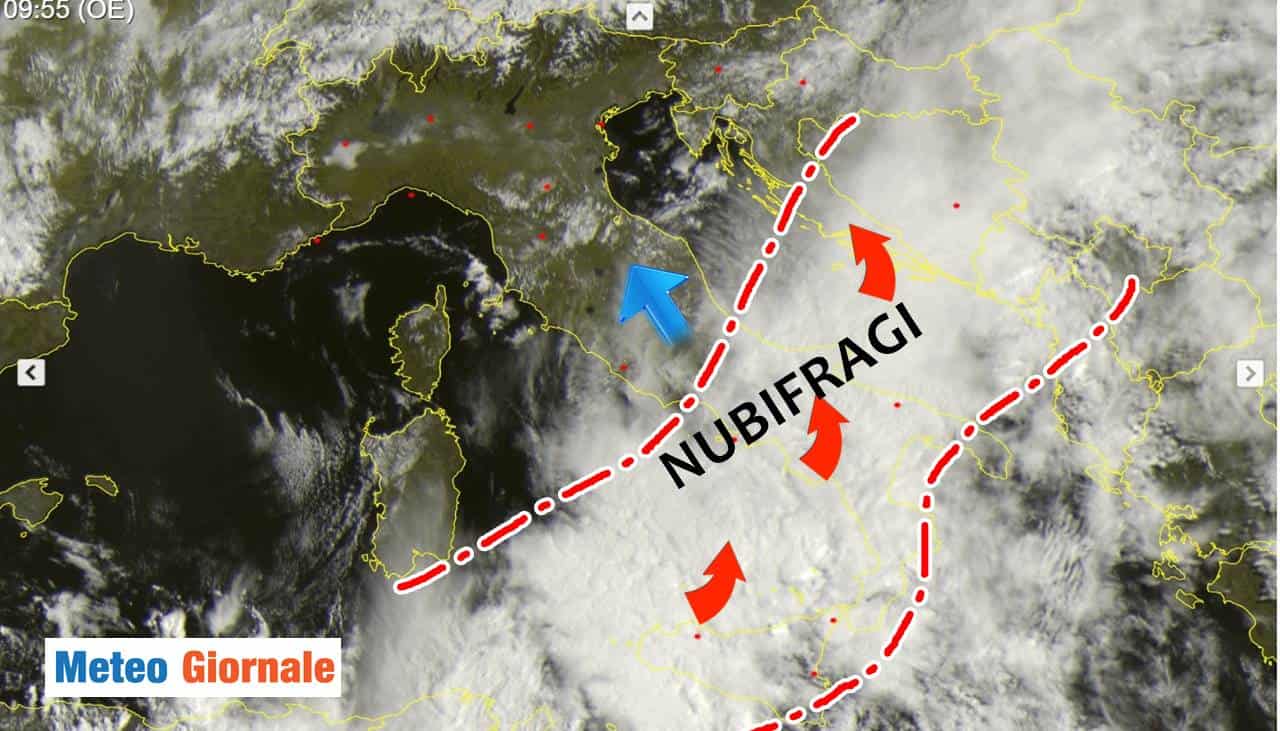 Meteo: il ciclone si palesa, previsioni pessime!