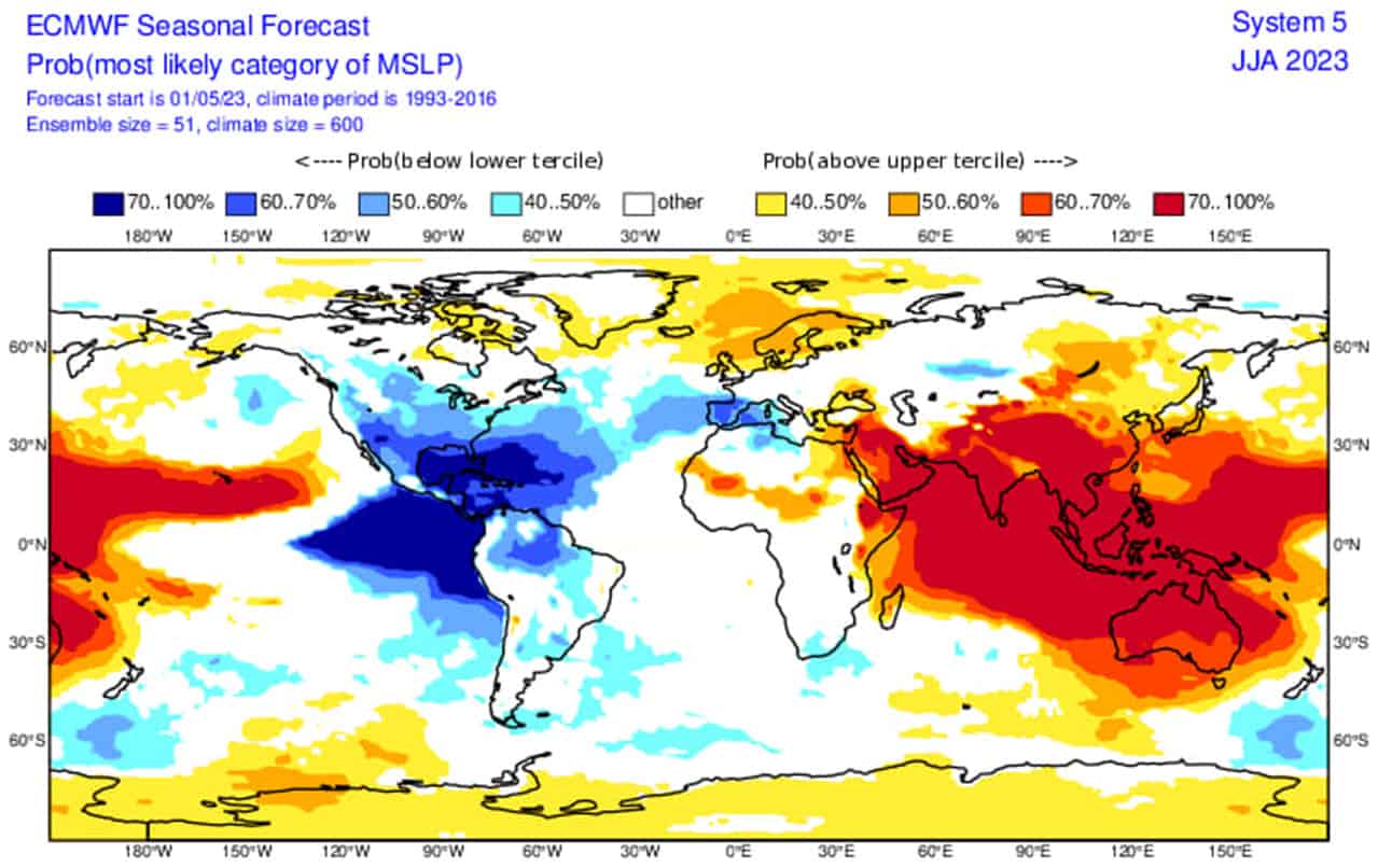 El Niño e Riscaldamento Globale: un’accoppiata “scura”. Meteo Estate 2023: Record di Caldo e Piogge?